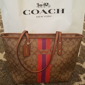 Brand New Leather Coach Purse
